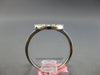 ESTATE WIDE .63CT DIAMOND 14KT WHITE GOLD 3D CLASSIC CIRCULAR PAVE FUN RING