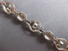LARGE 9.06CT WHITE & FANCY YELLOW DIAMOND 18KT 2 TONE GOLD LOVE TENNIS BRACELET