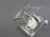 ESTATE LARGE .23CT DIAMOND 14KT WHITE GOLD 3D CLASSIC OPEN STAR FUN LOVE RING