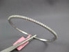 .85CT DIAMOND 14KT WHITE GOLD 3D CLASSIC ROUND SEMI ETERNITY 2MM BANGLE BRACELET