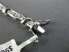 ESTATE 1.75CT DIAMOND 18KT WHITE GOLD 3D CLASSIC CHANNEL LINK TENNIS BRACELET