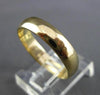 ESTATE 14KT YELLOW GOLD CLASSIC WEDDING ANNIVERSARY RING BAND 4.5mm #24173