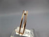 .33CT DIAMOND 14K ROSE GOLD 3D ROUND & PRINCESS CRISS CROSS ANNIVERSARY FUN RING
