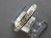 .55CT DIAMOND 14KT WHITE GOLD 3D CHANNEL SEMI ETERNITY WEDDING ANNIVERSARY RING
