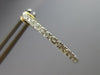 ESTATE .95CT DIAMOND 14K 2 TONE GOLD 3D CLASSIC INSIDE OUT HOOP HANGING EARRINGS