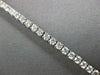 ESTATE 3.26CT DIAMOND 14KT WHITE GOLD 3D CLASSIC ROUND TENNIS BRACELET