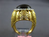 ANTIQUE EXTRA LARGE .90CT DIAMOND & AAA MOTHER OF PEARL 14KT YELLOW GOLD 3D RING