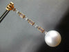 2.92CT DIAMOND & AAA PINK TOURMALINE & PEARL 18KT WHITE & ROSE GOLD 3D EARRINGS