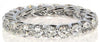 3.04CT DIAMOND 18KT WHITE GOLD 3D CLASSIC ROUND ETERNITY LOVE ANNIVERSARY RING