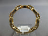 .22CT DIAMOND 14KT YELLOW GOLD CLASSIC MULTI OVAL LINK WEDDING ANNIVERSARY RING