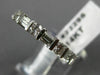 ESTATE 2.40CT BAGUETTE & ROUND CUT DIAMOND 14KT WHITE GOLD ETERNITY RING #22295