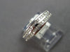 .35CT DIAMOND 14KT WHITE GOLD CHANNEL DOME SHAPE 2 ROW WEDDING ANNIVERSARY RING
