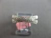 ESTATE .51CT DIAMOND 14K WHITE GOLD 3D CLASSIC MULTI ROW CRISS CROSS X LOVE RING
