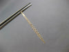 LONG .58CT DIAMOND 14K YELLOW GOLD 3D GRADUATING BAR LEVERBACK HANGING EARRINGS