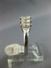 1.0CT DIAMOND 14KT WHITE GOLD 3D MARQUISE & TRILLION GRADUATING ANNIVERSARY RING
