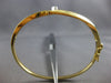.25CT DIAMOND 14KT YELLOW GOLD 3D ROUND SOLITAIRE MARQUISE SHAPE BANGLE BRACELET