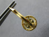 LARGE .82CT DIAMOND 18KT YELLOW GOLD ROUND CLUSTER FLOWER HALO HANGING EARRINGS