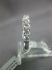 1.19CT DIAMOND 18KT WHITE GOLD FILIGREE MILGRAIN SEMI ETERNITY ANNIVERSARY RING