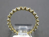 1.49CT DIAMOND 14K YELLOW GOLD 3D ROUND ETERNITY LUCIDA WEDDING ANNIVERSARY RING