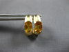 1.78CT AAA CITRINE 14KT YELLOW GOLD SEMI BEZEL UMBRELLA HANGING EARRINGS #27933