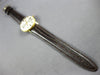 ESTATE LARGE JULES JURGENSEN 18K YELLOW GOLD BLACK ENAMEL AUTOMATIC WATCH #27782