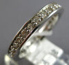 .88CT DIAMOND 14KT WHITE GOLD CHANNEL SHARED PRONG 3mm WEDDING ANNIVERSARY RING