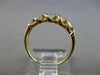 .22CT DIAMOND 14K YELLOW GOLD 3D ROUND 5 STONE DIAGONAL CHANNEL ANNIVERSARY RING