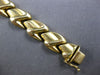 ESTATE WIDE & LONG 14KT YELLOW GOLD CLASSIC MATTE & SHINY ITALIAN LOVE BRACELET