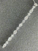 ESTATE .24CT DIAMOND 14K WHITE GOLD 3D ELONGATED MARQUISE SHAPE JOURNEY PENDANT|WC8721D-1