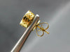 ESTATE .51CT DIAMOND 18KT YELLOW GOLD CLUSTER INVISIBLE HALO EARRING JACKET SET