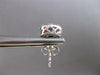 ESTATE LARGE 1.36CT DIAMOND 14KT WHITE GOLD 3D CLUSTER FLOWER STUD EARRINGS