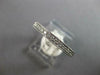 ESTATE .52CT DIAMOND 14KT WHITE GOLD 3MM FILIGREE SEMI ETERNITY ANNIVERSARY RING