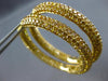 EXTRA LARGE 12.52CT INTENSE FANCY YELLOW DIAMOND 18KT YELLOW GOLD HOOP EARRINGS