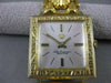 ANTIQUE WIDE 21K & 14K YELLOW GOLD JULES JERGENSON SWISS WATCH 18MM 7.75" #20176