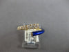 .43CT DIAMOND & BLUE ENAMEL 14KT YELLOW GOLD GRADUATING JOURNEY CRISS CROSS RING