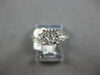 .33CT DIAMOND 18KT WHITE GOLD 3D CLASSIC ROUND CLUSTER ILLUSION ENGAGEMENT RING