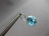 EXTRA LARGE 15.33CT DIAMOND & AAA BLUE TOPAZ 14KT WHITE GOLD LEVERBACK EARRINGS