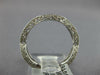 .60CT DIAMOND 18K WHITE GOLD FILIGREE MILGRAIN ETERNITY WEDDING ANNIVERSARY RING