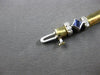 ELEGANT 2.5CT DIA & AAA TANZANITE BRACELET 14K TWO TONE GOLD 3D PRINCESS & ROUND