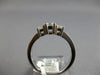 .98CT DIAMOND 14K WHITE GOLD CLASSIC PAST PRESENT FUTURE 3 STONE ENGAGEMENT RING
