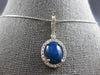 3.25CT DIAMOND & AAA OPAL 14KT WHITE GOLD 3D OVAL & ROUND HALO FLOATING PENDANT