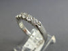 .55CT DIAMOND 14K WHITE GOLD ROUND SHARED PRONG 5 STONE WEDDING ANNIVERSARY RING