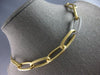 1.10CT DIAMOND 14KT 2 TONE GOLD MATTE & SHINY MULTI LINK SEMI ETERNITY NECKLACE