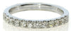 .32CT DIAMOND 18KT WHITE GOLD ROUND SHARED PRONG SEMI ETERNITY ANNIVERSARY RING