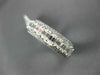 WIDE 3.75CT DIAMOND 18KT WHITE GOLD ROUND & BAGUETTE ETERNITY ANNIVERSARY RING