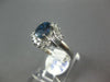 1.79CT DIAMOND & AAA SAPPHIRE PLATINUM 3D OVAL ROUND & BAGUETTE ENGAGEMENT RING