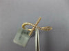 ESTATE .17CT DIAMOND 18KT ROSE GOLD 3D SIDEWAYS CROSS FRIENDSHIP FUN RING