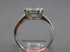 .76CT DIAMOND 18KT WHITE GOLD 3D INVISIBLE CLUSTER ASCHER LOOK ENGAGEMENT RING