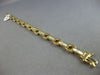 WIDE 3.0CT DIAMOND 14KT YELLOW GOLD BAGUETTE CHANNEL RECTANGULAR TENNIS BRACELET