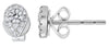 .20CT DIAMOND 14KT WHITE GOLD 3D ROUND CLASSIC SOLITAIRE TEAR DROP FUN EARRINGS